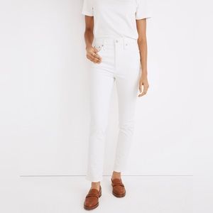 Madewell The High-Rise Perfect Vintage Jean Tile While Jeans NWT Sz 29 N…